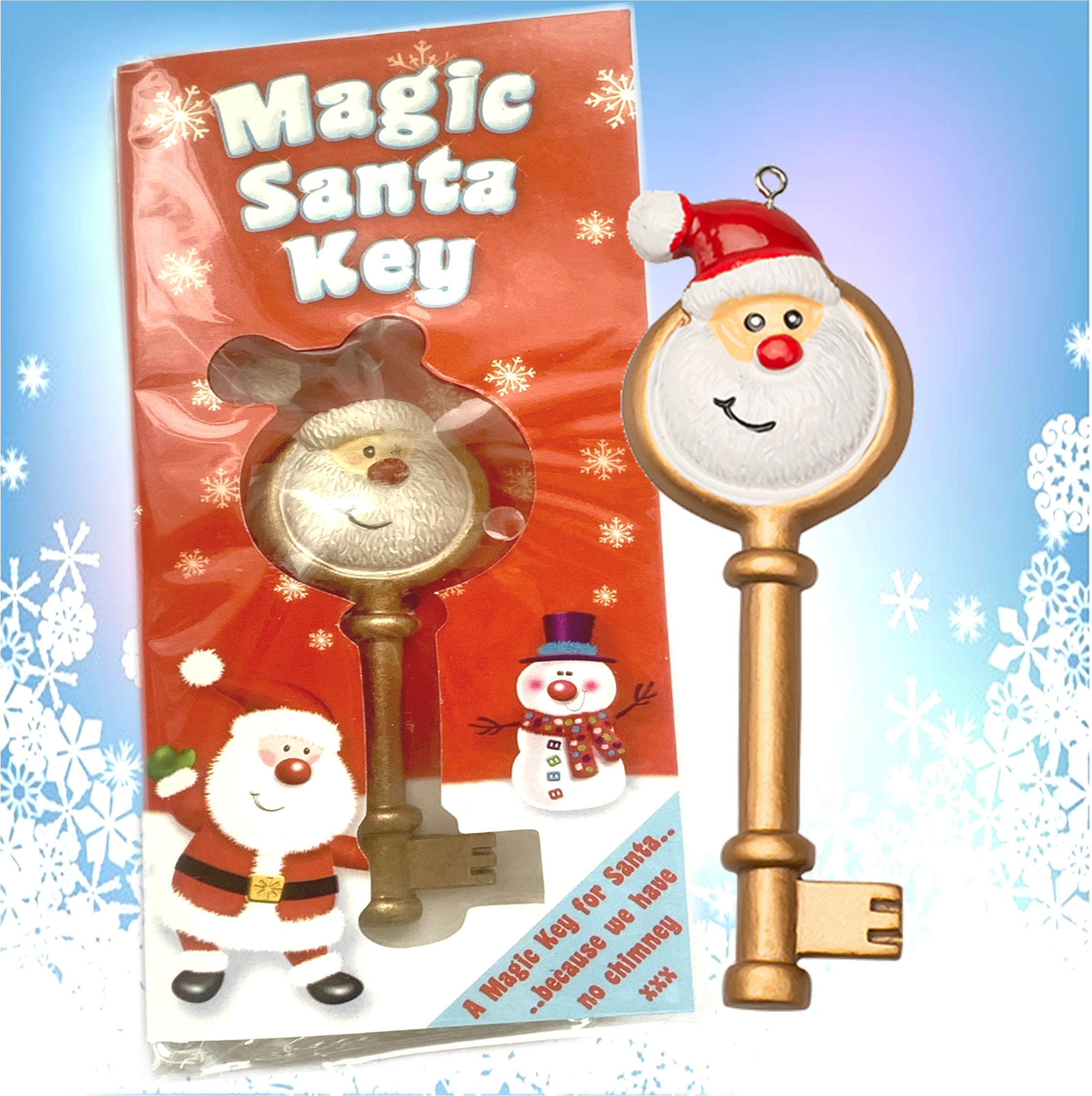 Santa's Magic Key ~ Gold - Sixpenny Christmas